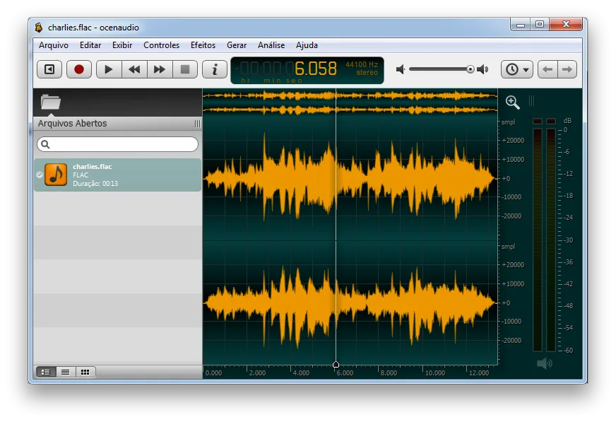 Oceanaudio - editor de áudio