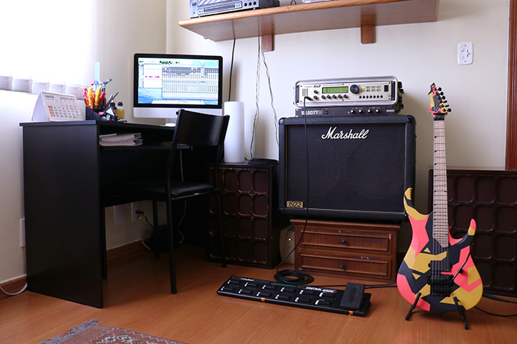 Home studio para guitarrista